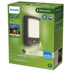 Philips 8720169263710 LED Außenwandleuchte Samondra | 3,8W integrierte LED-Quelle | 800lm | 2700K