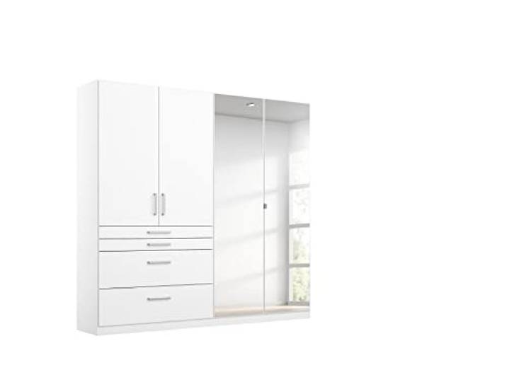Rauch Möbel HARBURG, Kleiderschrank, Farbe Weiß, Breite 181 cm