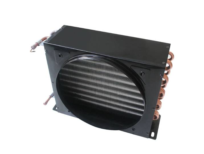 Radiateurs à ailettes, échangeurs de chaleur à ailettes, condenseurs de climatiseur, serpentin de condenseur à ailettes en aluminium pour réfrigérateur-congélateur en cuivre