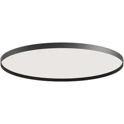 Gea Luce ACELIA P/S 76W LED-Deckenleuchte, integriert, 120° Abstrahlwinkel, variable Farbtemperatur 3000K–4000K, schwarzes Aluminium – Gealuce