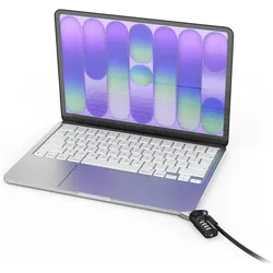 Compulocks MBALDGN01CL, Apple, MacBook Neo (13-inch, 2026) A3404, Notebook Security, Schwarz, Silber