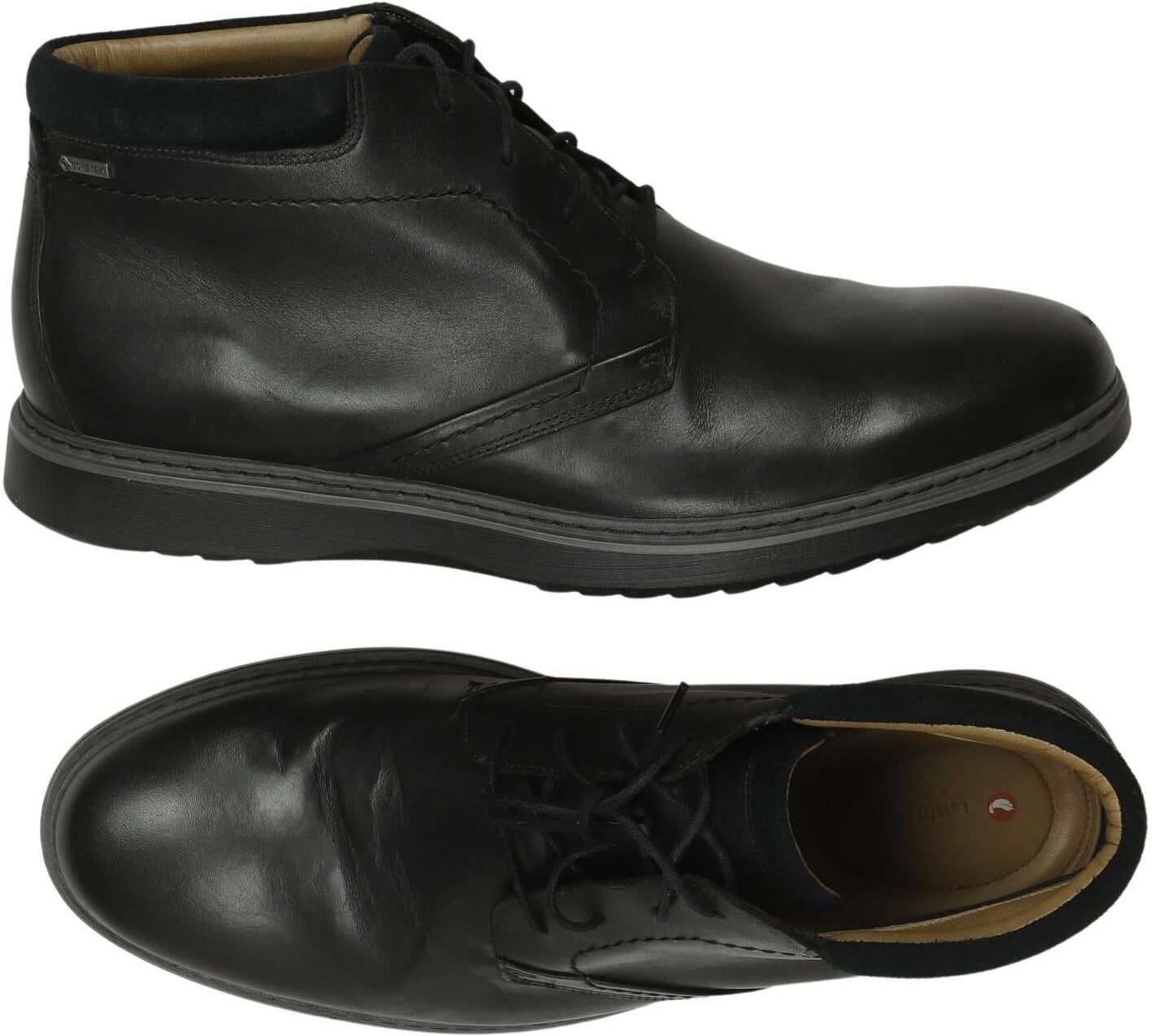 Clarks Herren Stiefel, Schwarz, Gr. EU 45, Tex / Membran - Second Hand