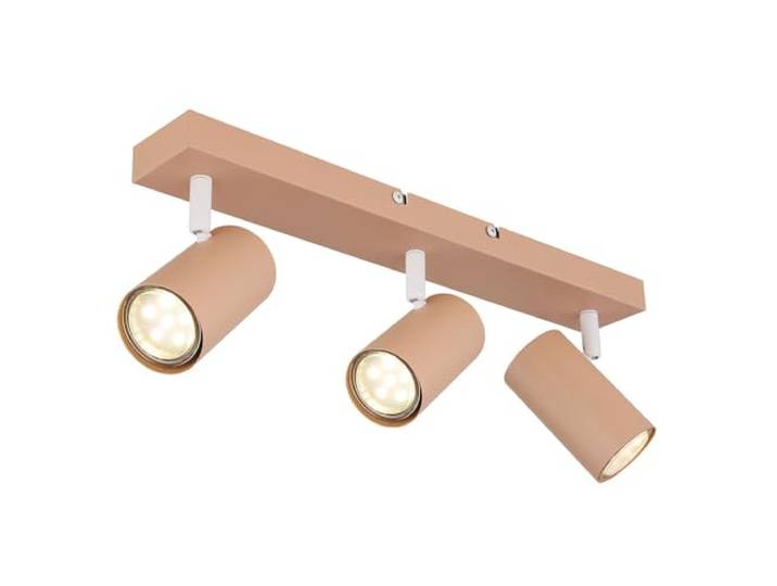 Deckenlampe Spotleuchte Deckenstrahler beweglich Wohnzimmerlampe pfirsch L 41 cm