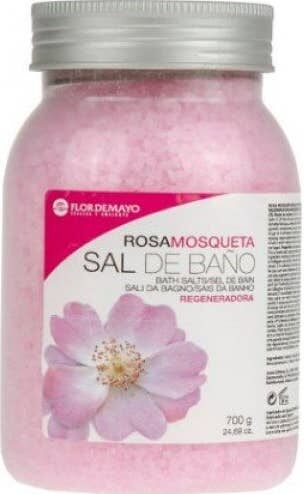 Flor de Mayo Sal de Baño Rosa Mosqueta 650 g