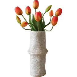 Botane Künstliche Blumen Tulpenstrauß 35 cm, orange