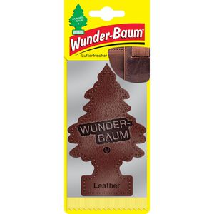 Wunderbaum Autoduft 134244, Echtleder, bis zu 7 Wochen, Duftbaum, Anhänger