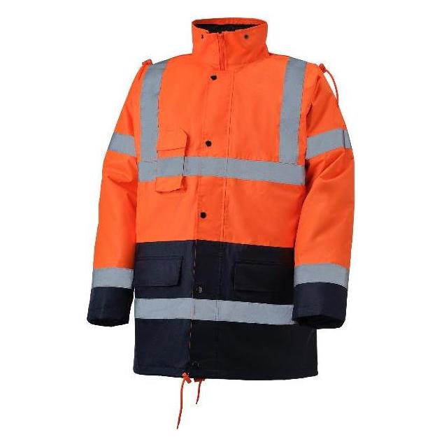 Neri Safety Arbeitsjacke Gallup 4-in-1 hohe Sichtbarkeit (4XL) (423036-4XL)