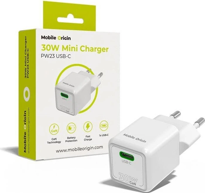 Mobile Origin 30W Mini Charger PW23 USB-C