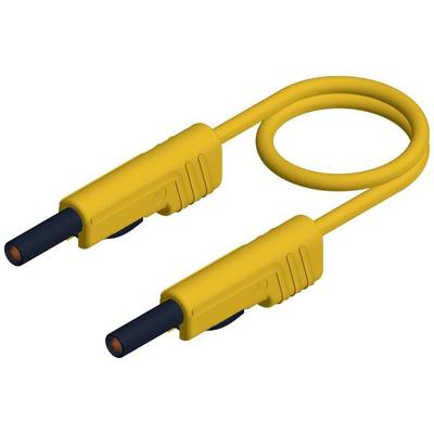 Hirschmann Test & Measurement MLB 50/1 V ge Messleitung Lamellenstecker 4 mm Lamellenstecker 4 mm 0.50 m Gelb 1 St.