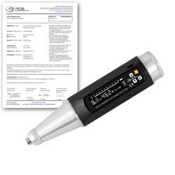 PCE Instruments PCE-HT 224E-ICA Betonprüfhammer kalibriert (ISO) 10 - 100 N/mm² Härte