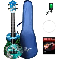 Flight TUS 30 SLO Travel Ukulele Set