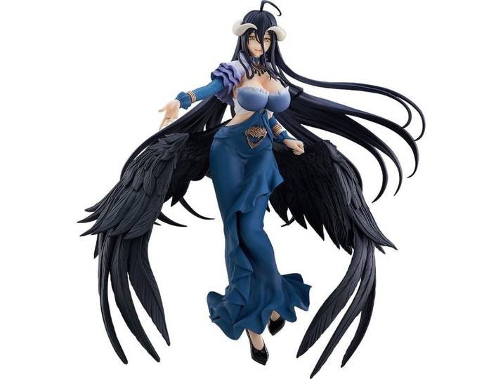 Good Smile Company Spielfigur Overlord Pop Up Parade SP Statue Albedo: Jet Black Dress