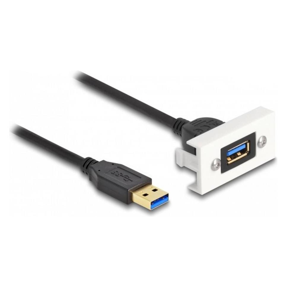 Delock Easy 45 Modul SuperSpeed USB (1 m, USB 3.2 Gen 1) (81399)