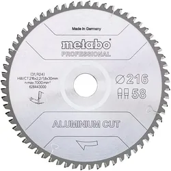 Metabo, Sägeblatt, Aluminium Cut - Professional