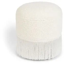 Zuiver Hocker My Lover Polyester Weiß