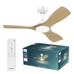 Philips LED Olas Deckenventilator 30 W mit Fernbedienung, Dimmbar 8721103095985