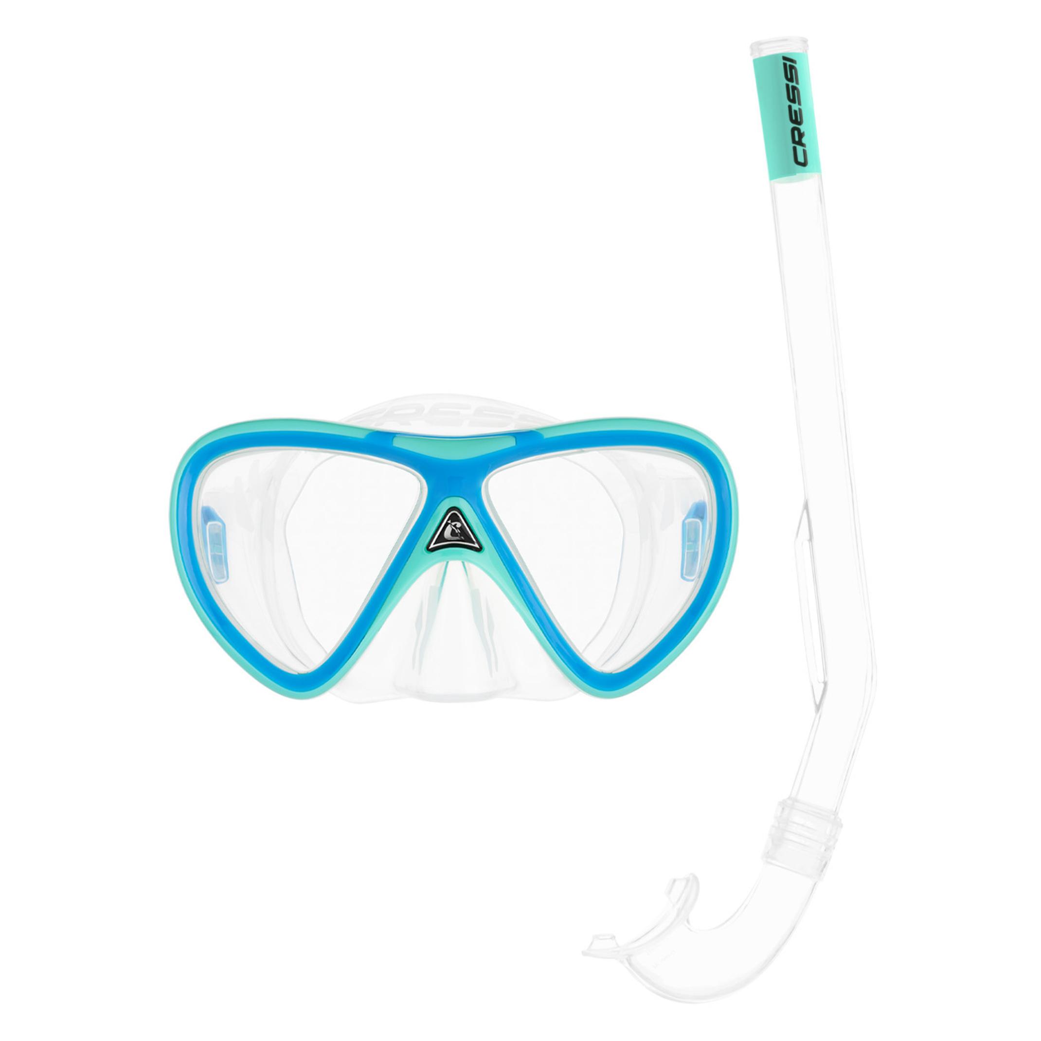 Cressi Mini Peg + Mini Island Schnorchel-Kombiset (DM569120)