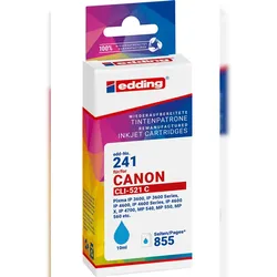 edding Tintenpatrone ersetzt Canon CLI-521 cyan