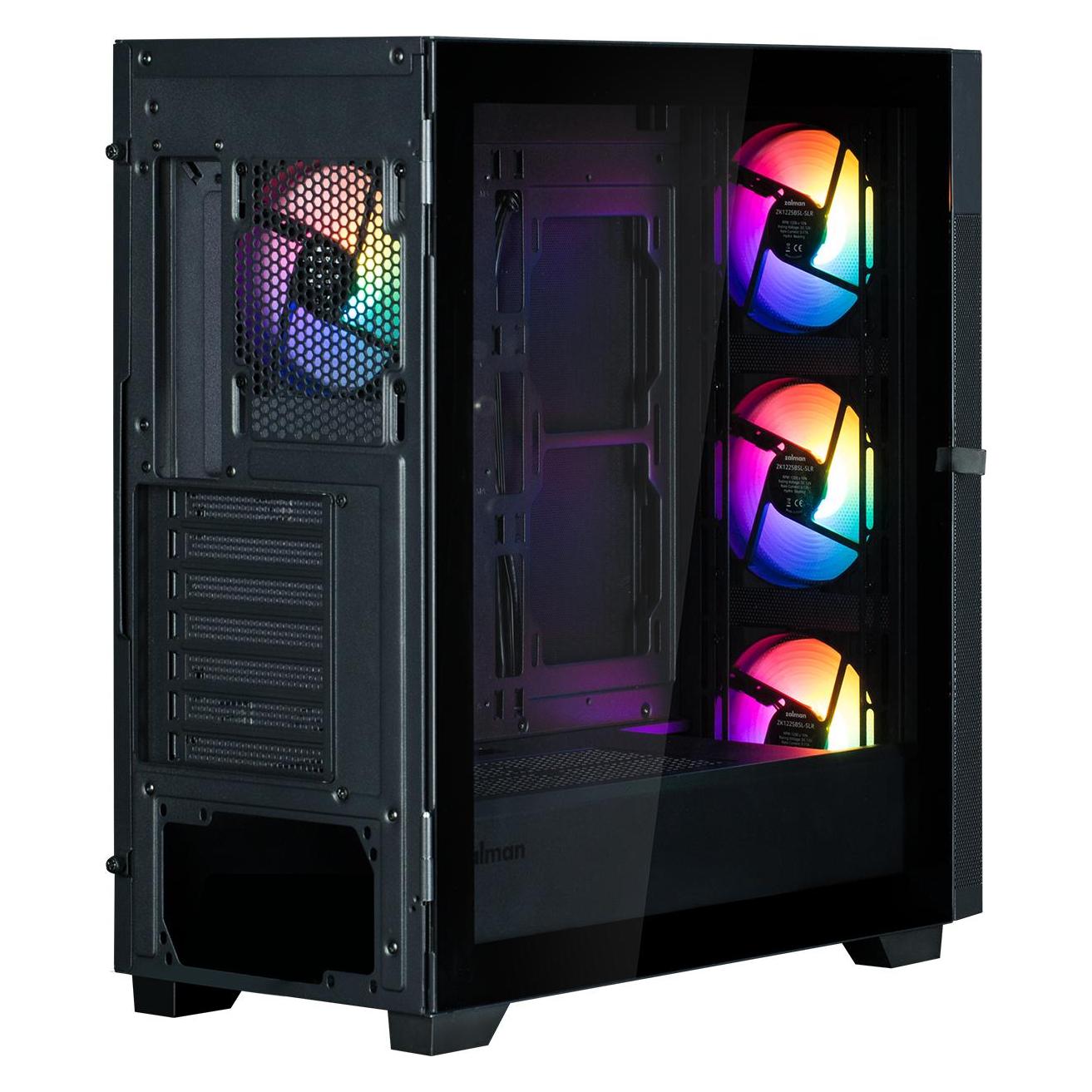 Zalman S5 Neo Black ATX, FRGB Fan x4 (ATX, mATX, Mini-ITX) (S5 NEO Black)
