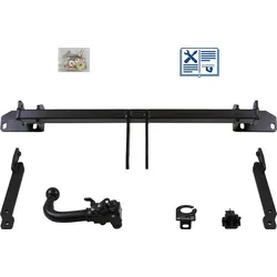 AUTO-HAK Anhängerkupplung abnehmbar Kugelstange von hinten gesteckt - OPEL MOKKA / MOKKA X