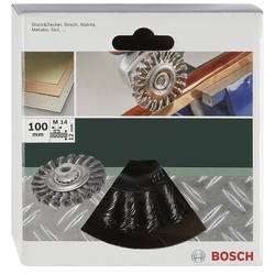 Bosch Scheibenbürste für Winkel- und Geradschleifer - Gezopfter Draht rostfrei 100mm - 2609256509