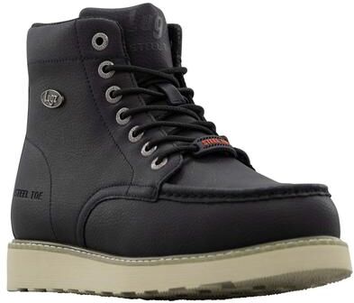 Lugz Monterey Steel Toe - Mens 11.5 Black Boot D