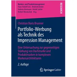 Portfolio-Werbung als Technik des Impression Management, Fachbücher von Christian Boris Brunner