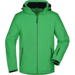 James & Nicholson Herren Wintersport Softshell Jacke Softshell-Jacke JN1054 green 3XL