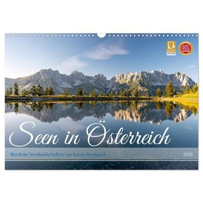 Seen in Österreich (Wandkalender 2026 DIN A3 quer), CALVENDO Monatskalender