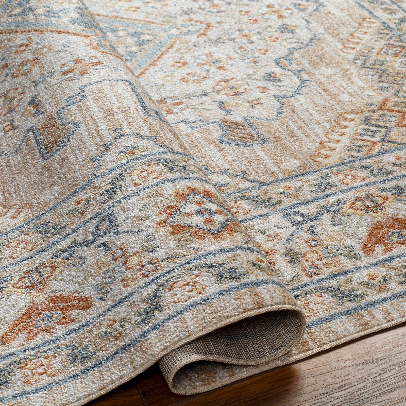 Teppich LIVABLISS "ZURICH", beige (mehrfarbig), B:160cm H:5,1mm L:213cm, Polyester, Teppiche, Teppich mehrfarbig B : 160cm 1 Stk., 5,1mm, L: 213cm