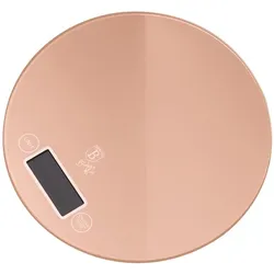 BerlingerHaus BH9428 Digital kitchen scale, capacity 5 kg Metallic Line Rose Go, Küchenwaage, Rosa, Gold