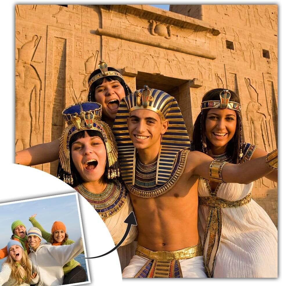 Ocadeau Portrait pharaon personnalisé