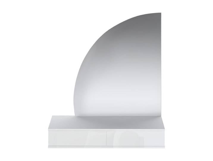 Meuble coiffeuse panneau de particule blanc