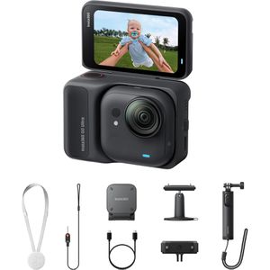 Insta360 GO Ultra Creator Bundle Action-Cam, wasserdicht bis 10m, 4K/60fps, 50MP, 156° Ultraweitwinkel