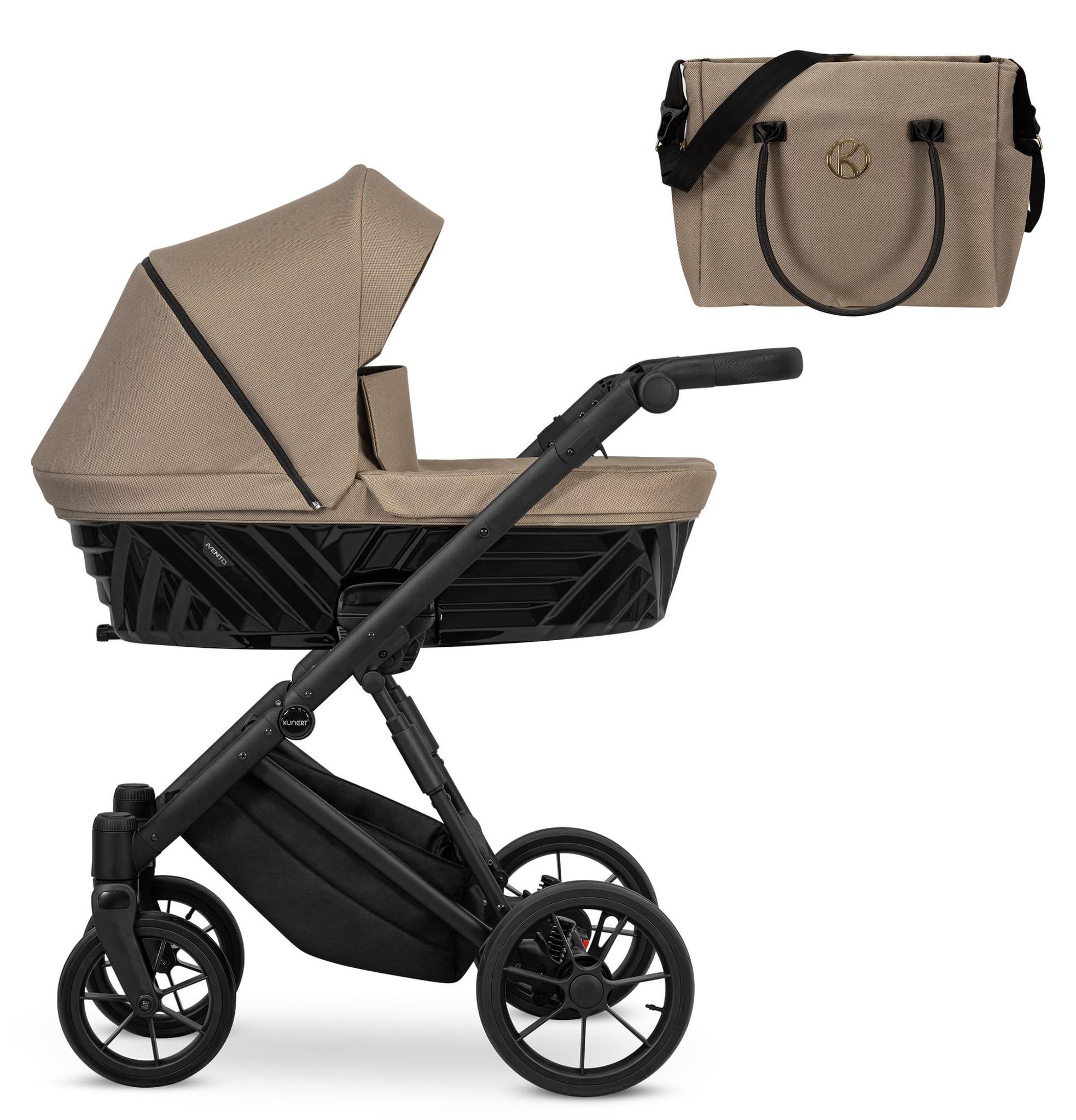 Kunert Ivento Kinderwagen mit Babywanne, Farbe Caramel Macchiato