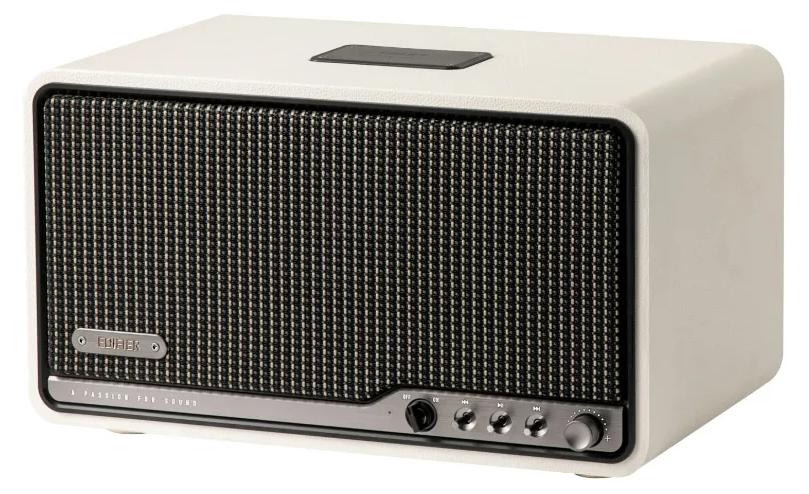 Retro-Lautsprecher - S300 Regallautsprecher - 2.0 Stereo - Bluetooth 5.4 - LDAC - AirPlay 2 - USB-C/AUX - Elfenbein