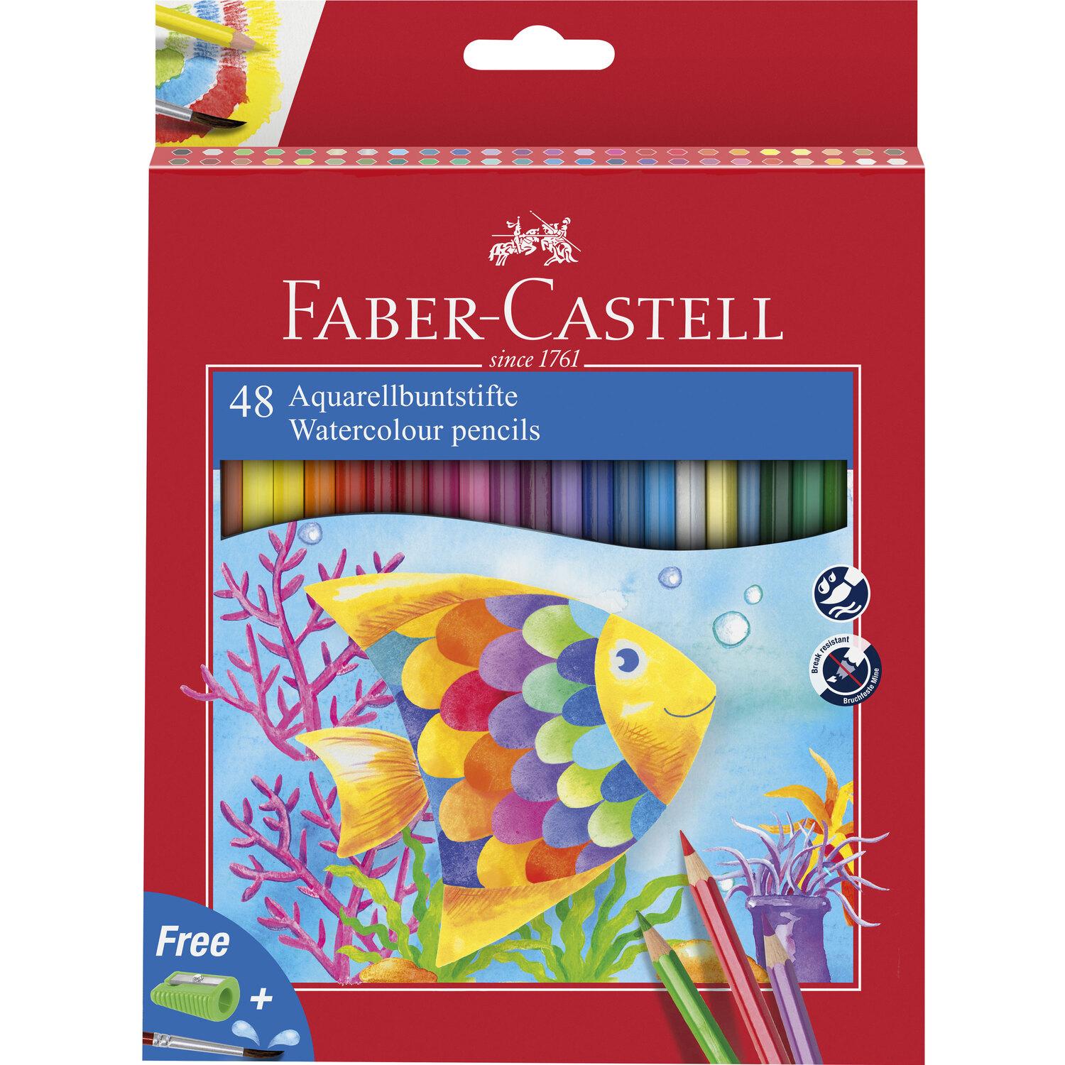 Faber-Castell Aquarellbuntstifte, 48 Stifte