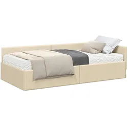 vidaXL, Bett, Eckbettgestell (100 x 200 cm)