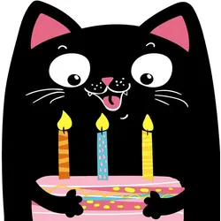 Duni 144x PAPER + DESIGN Silhouettes Airlaid Serviette 33 x 33 cm Party Cat