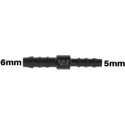 WamSter® I Schlauchverbinder Pipe Connector reduziert 6mm 5mm Durchmesser