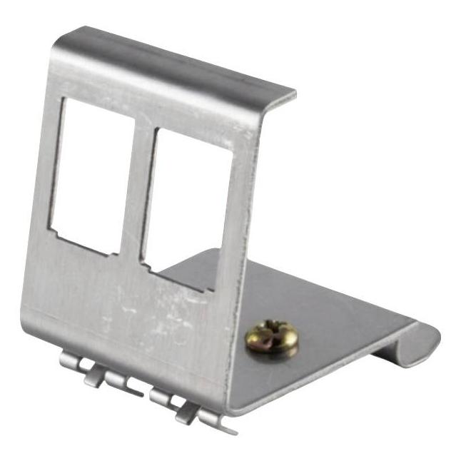 BKL Electronic Keystone Halter für Hutschiene, 2-fach, STP (Keystone Modulhalter) (2900003)