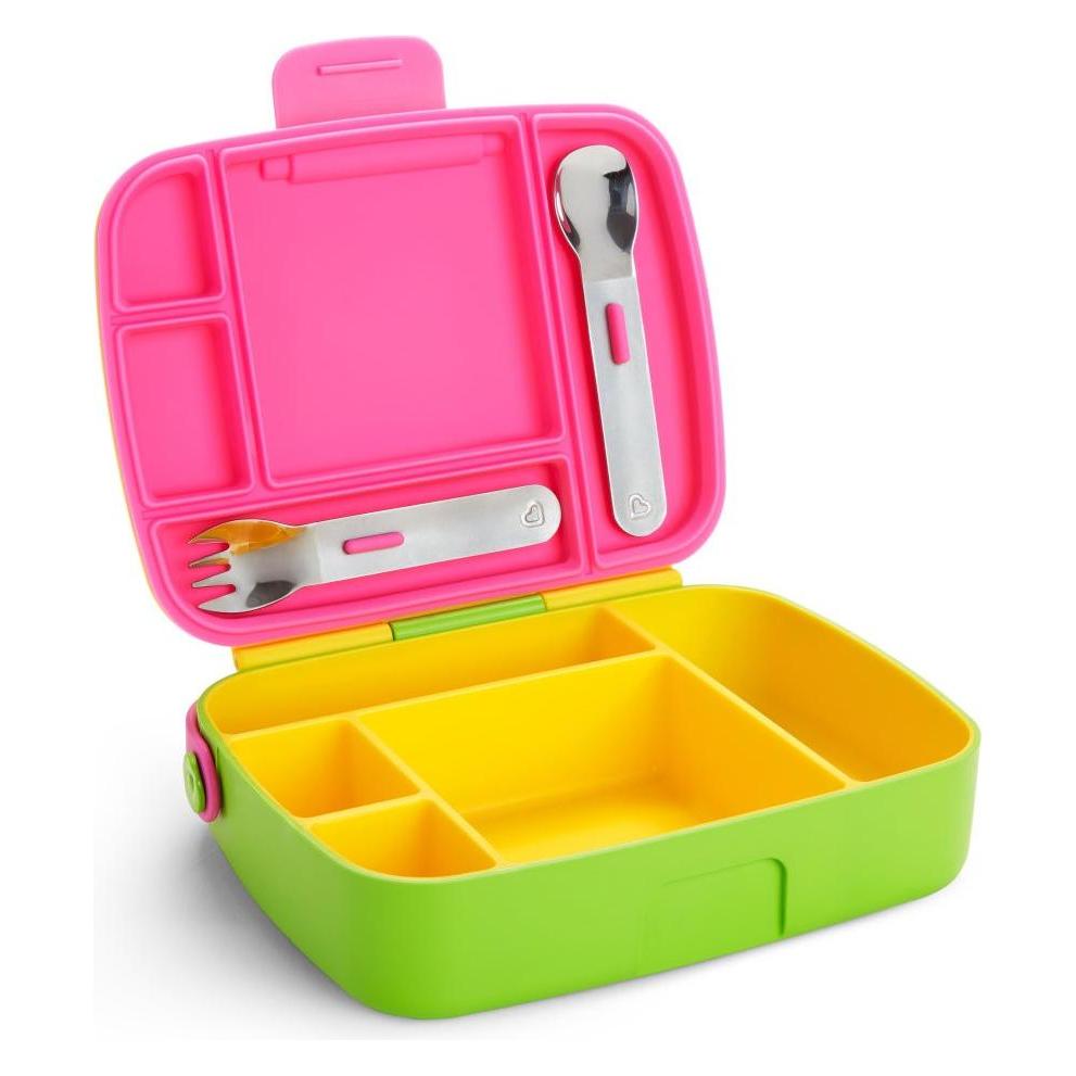 Munchkin Lunchbox mit Fächern Bento Box, gelb (1020202-0128)