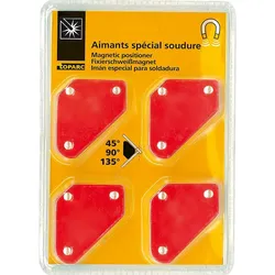 Magnetische-Schweißwinkel im Blister VPE = 4 Stück