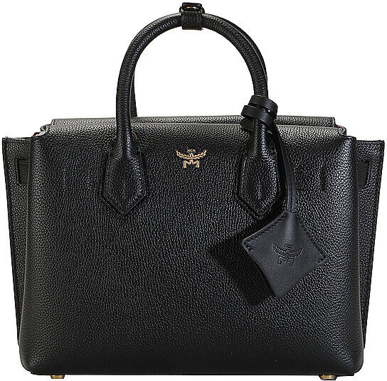 MCM Ledertasche - Henkeltasche MILLA schwarz W