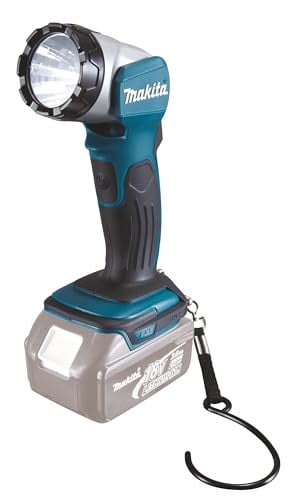 Makita LED-werklamp BML802, 18 V, zwart en turquoise