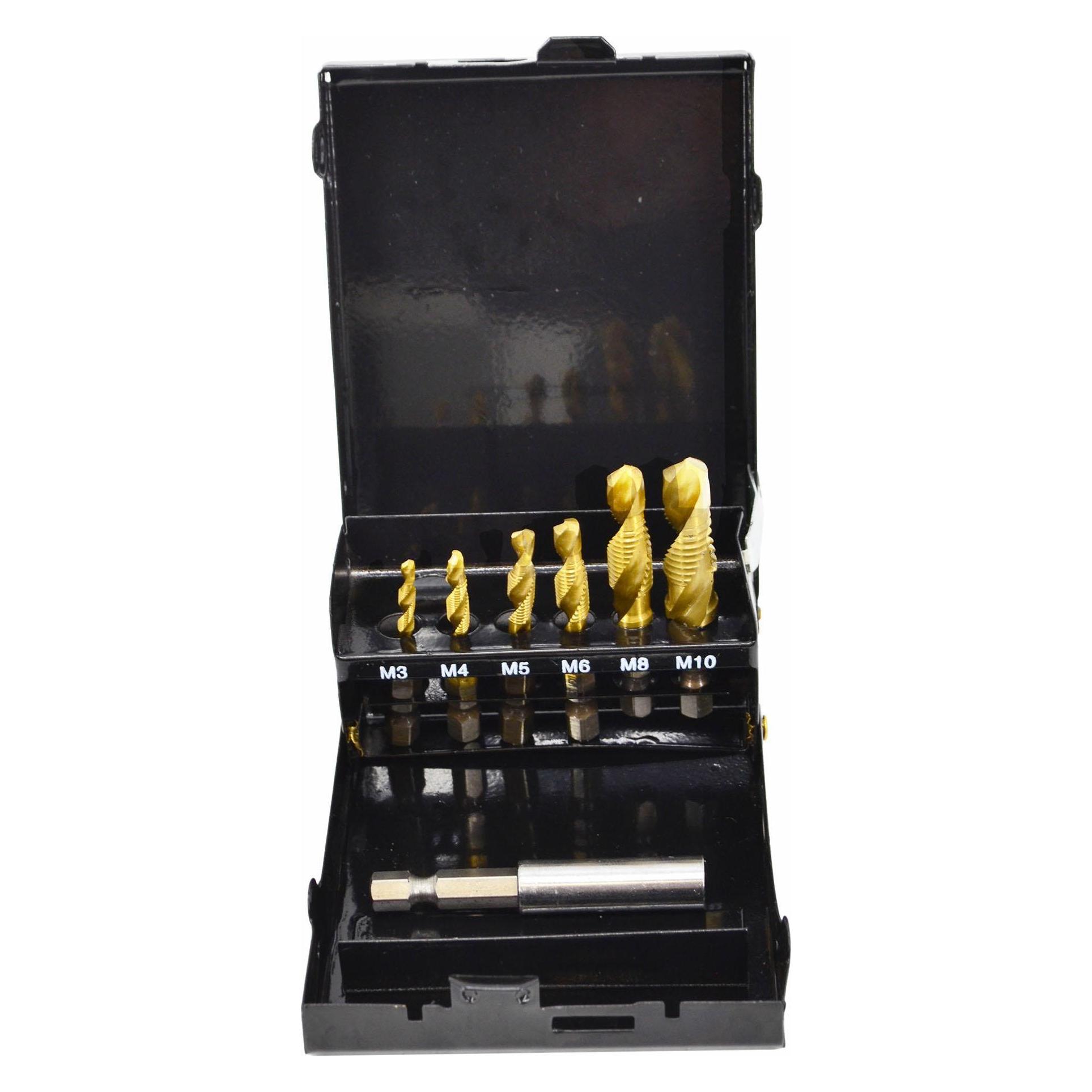Awtools setzen schwarze Thraader M3-M10 7 PCs Gib (3mm 10mm) (AW20590)