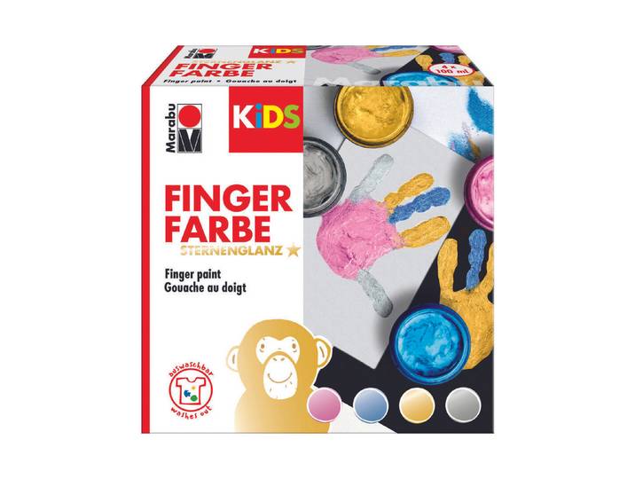 Marabu Kids Fingerfarben 4er Set