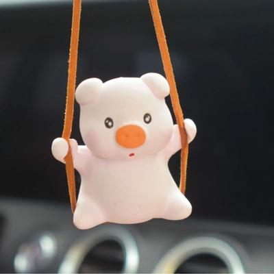 Inspire Select Cute Swing Duck Car Pendant Rearview Mirror Hanging Ornament Car Interior Decor Gift l