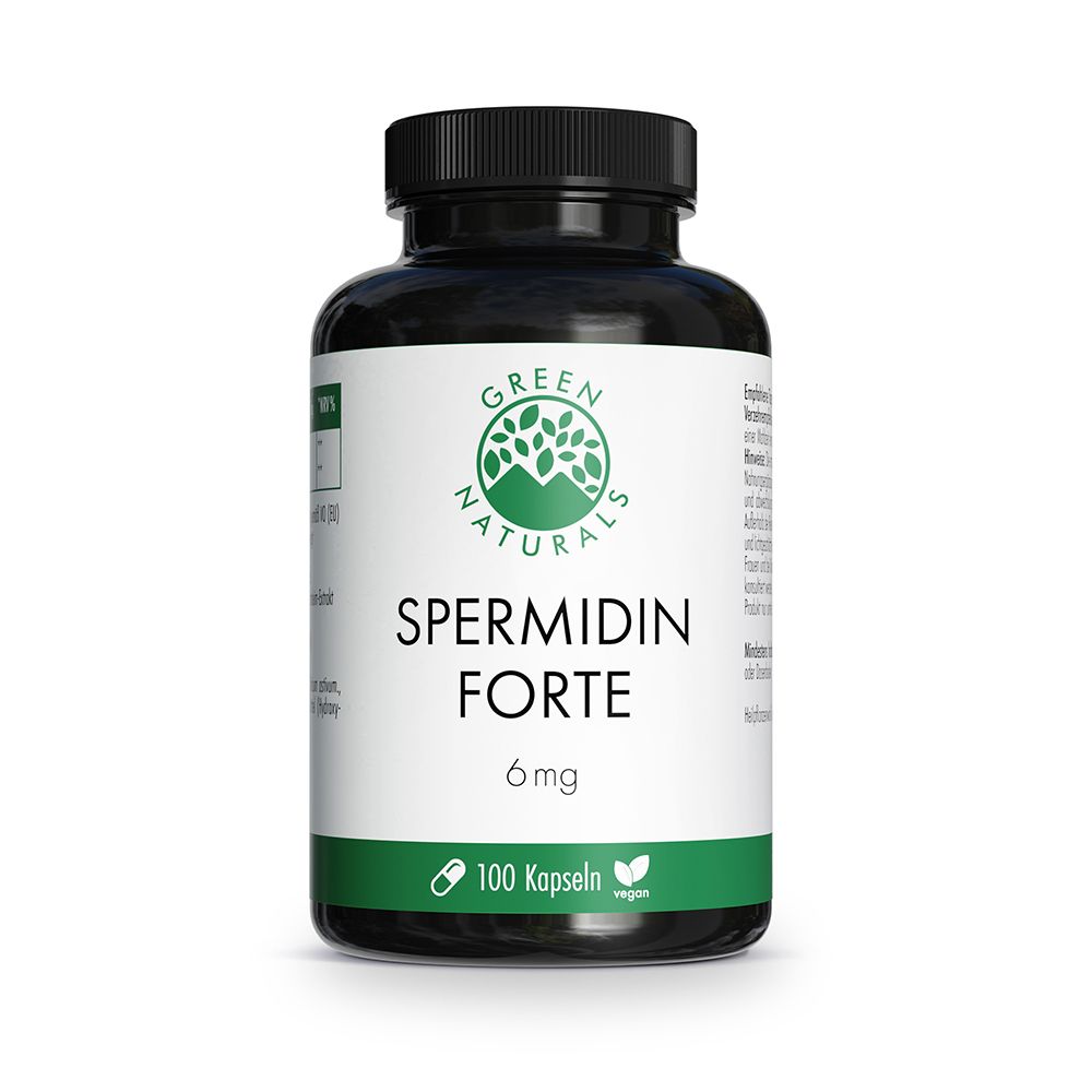 Green Naturals Spermidin Forte 6 mg vegan Kapseln 100 St