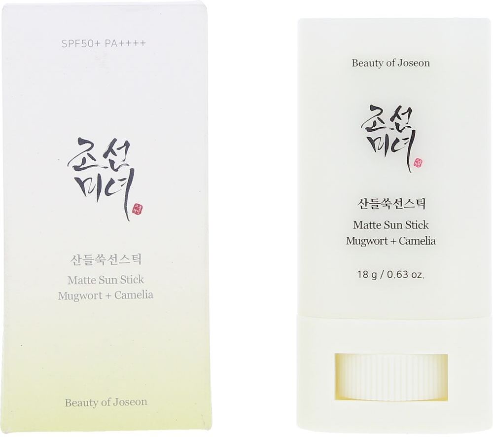 Beauty Of Joseon Stick Solaire Mat armoise + camélia protection solaire 18 gr